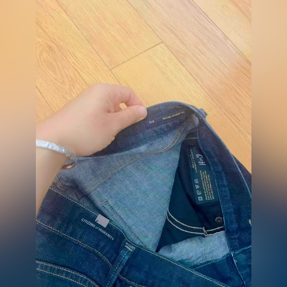 Citizens Of Humanity LA ‘Ava’ Low Rise Straight‎ Leg Sz 32 Dark Wash - Picture 7 of 15